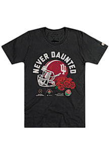 Homefield Indiana Hoosiers Black 2026 Rose Bowl Never Daunted Short Sleeve T Shirt