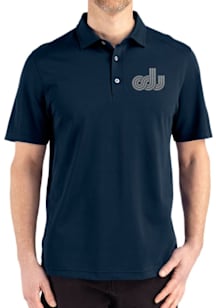 Cutter and Buck Old Dominion Monarchs Navy Blue Vault Advantage Refresh Pique Big and Tall Polo