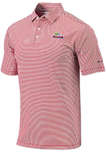 Columbia Arizona Wildcats Mens Red Vault Heat Seal Omni Wick Club Invite Short Sleeve Polo