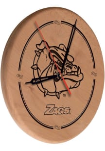 Gonzaga Bulldogs Laser Engraved Wall Clock