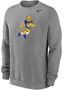 Mens Pitt Panthers Grey Nike Football Roc Crew Sweatshirt