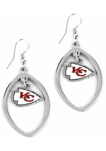 Kansas City Chiefs Football Cut Out Womens Earrings