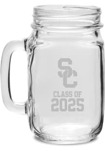 White USC Trojans Campus Crystal Class of 2025 Jar Stein