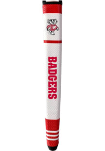 White Wisconsin Badgers Grip Stripe Putter Cover