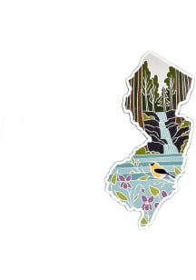 New Jersey State Outline Magnet