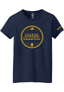 Summit Sportswear Drexel Dragons Womens Navy Blue Welcome Week 2019 Short Sleeve T-Shirt