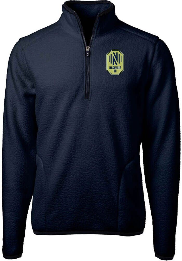 Cutter and Buck Nashville SC Mens NAVY Cascade Sherpa Pullover