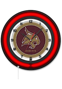 Texas State Bobcats 19in Neon Wall Clock