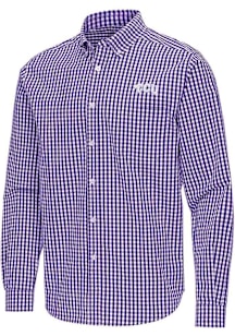 Antigua TCU Horned Frogs Mens Purple Ellis Long Sleeve Dress Shirt