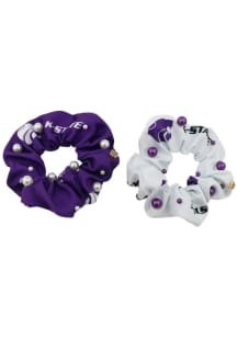 Dual K-State Wildcats Womens Hair Scrunchie - Purple