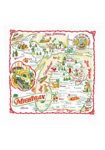 Michigan Map Towel