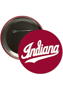 Indiana Hoosiers 3" Hoosiers Button - Red