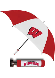 Red Wisconsin Badgers Birdie Golf Umbrella