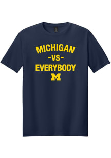 Michigan Wolverines Navy Blue Michigan Vs. Everybody Short Sleeve T Shirt