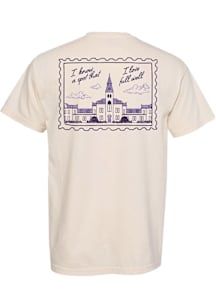 K-State Wildcats Ivory Summit Sportswear Postcard Short Sleeve T-Shirt
