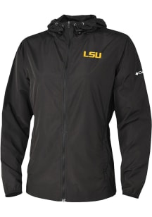 Columbia LSU Tigers Womens Black Heat Seal Prodigy Light Weight Jacket