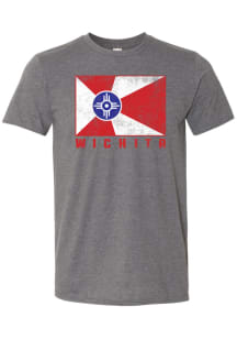 Wichita Grey City Flag Sort Sleeve T Shirt