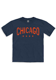 Chicago Youth Navy Blue Stars Short Sleeve T-Shirt