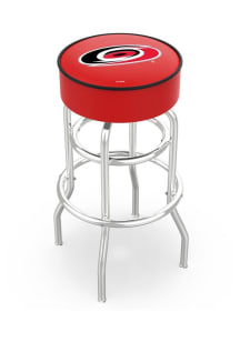 Carolina Hurricanes Double-Ring Swivel Pub Stool - Black