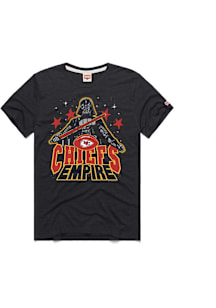 Homage Kansas City Chiefs Black Starwars Short Sleeve Fashion T Shirt