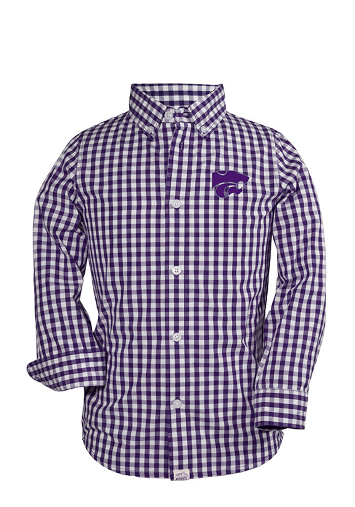 K-State Wildcats Youth Purple Logan Long Sleeve Fashion T-Shirt