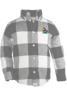 Kansas Jayhawks Baby Grey Nicholas Long Sleeve T-Shirt