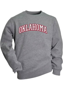 Oklahoma Sooners Toddler Grey Cruz Long Sleeve Crew Sweatshirt