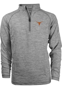 Texas Longhorns Youth Grey Matthew Long Sleeve Quarter Zip Shirt
