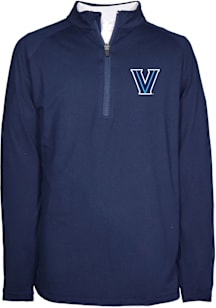 Villanova Wildcats Youth Navy Blue Matthew Long Sleeve Quarter Zip Shirt