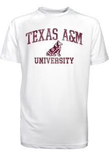 Texas A&amp;M Aggies Youth White Kevin Short Sleeve T-Shirt