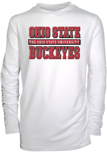 Ohio State Buckeyes Youth White Jessie Long Sleeve T-Shirt