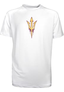 Arizona State Sun Devils Youth White Kevin Short Sleeve T-Shirt