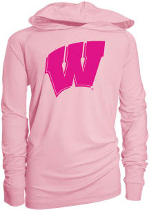 Wisconsin Badgers Girls Pink Marley Long Sleeve T-shirt