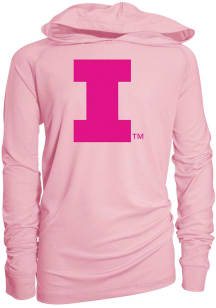 Girls Pink Illinois Fighting Illini Marley Long Sleeve T-shirt