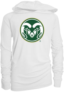 Colorado State Rams Youth White Marley Long Sleeve T-Shirt