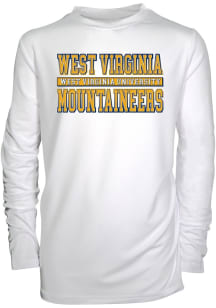 West Virginia Mountaineers Youth White Jessie Long Sleeve T-Shirt