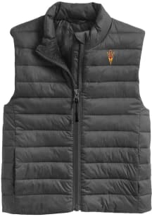 Arizona State Sun Devils Toddler Charcoal Kai Puffer Vest Outerwear Light Weight Jacket