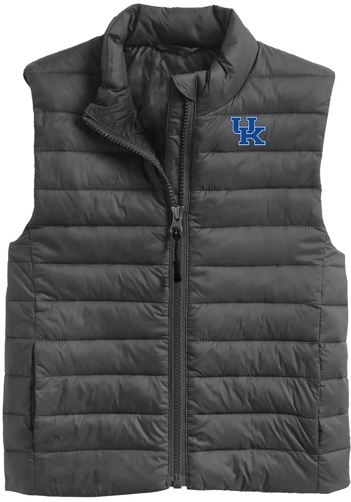 Kentucky Wildcats Toddler Charcoal Kai Puffer Vest Outerwear Light Weight Jacket