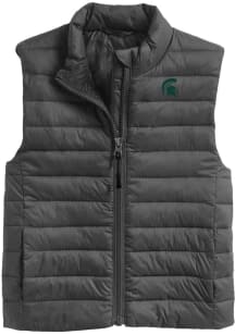 Toddler Charcoal Michigan State Spartans Kai Puffer Vest Light Weight Jacket