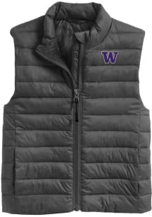 Toddler Charcoal Washington Huskies Kai Puffer Vest Light Weight Jacket