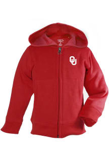 Oklahoma Sooners Toddler Henry Long Sleeve Full Zip Sweatshirt - Cardinal