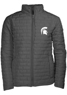 Michigan State Spartans Youth Grey Elliot Light Weight Jacket