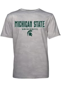 Michigan State Spartans Youth Grey Hudson Short Sleeve T-Shirt