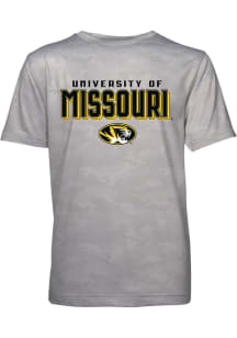 Missouri Tigers Youth Grey Hudson Short Sleeve T-Shirt