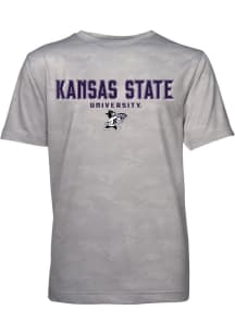 Toddler Grey K-State Wildcats Hudson Short Sleeve T-Shirt