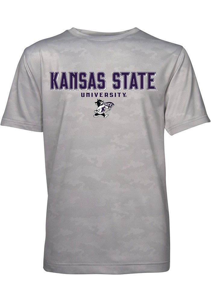 K-State Wildcats Toddler Grey Hudson Short Sleeve T-Shirt