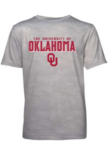 Oklahoma Sooners Toddler Grey Hudson Short Sleeve T-Shirt