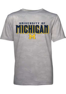 Michigan Wolverines Toddler Grey Hudson Short Sleeve T-Shirt