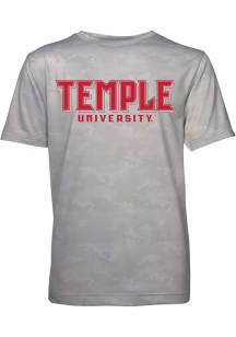 Temple Owls Toddler Grey Hudson Short Sleeve T-Shirt