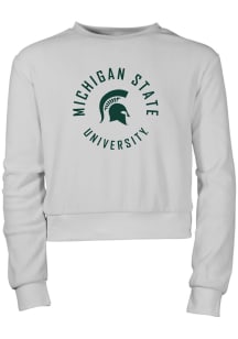Michigan State Spartans Girls Grey Sloan Long Sleeve Sweatshirt